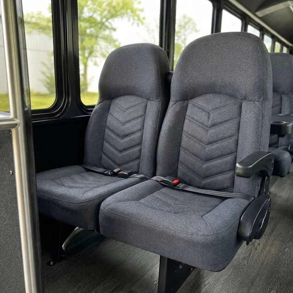 east palo alto 25 passenger minibus high back seats