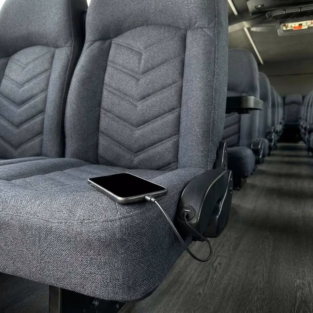 east palo alto 25 passenger minibus usb charging
