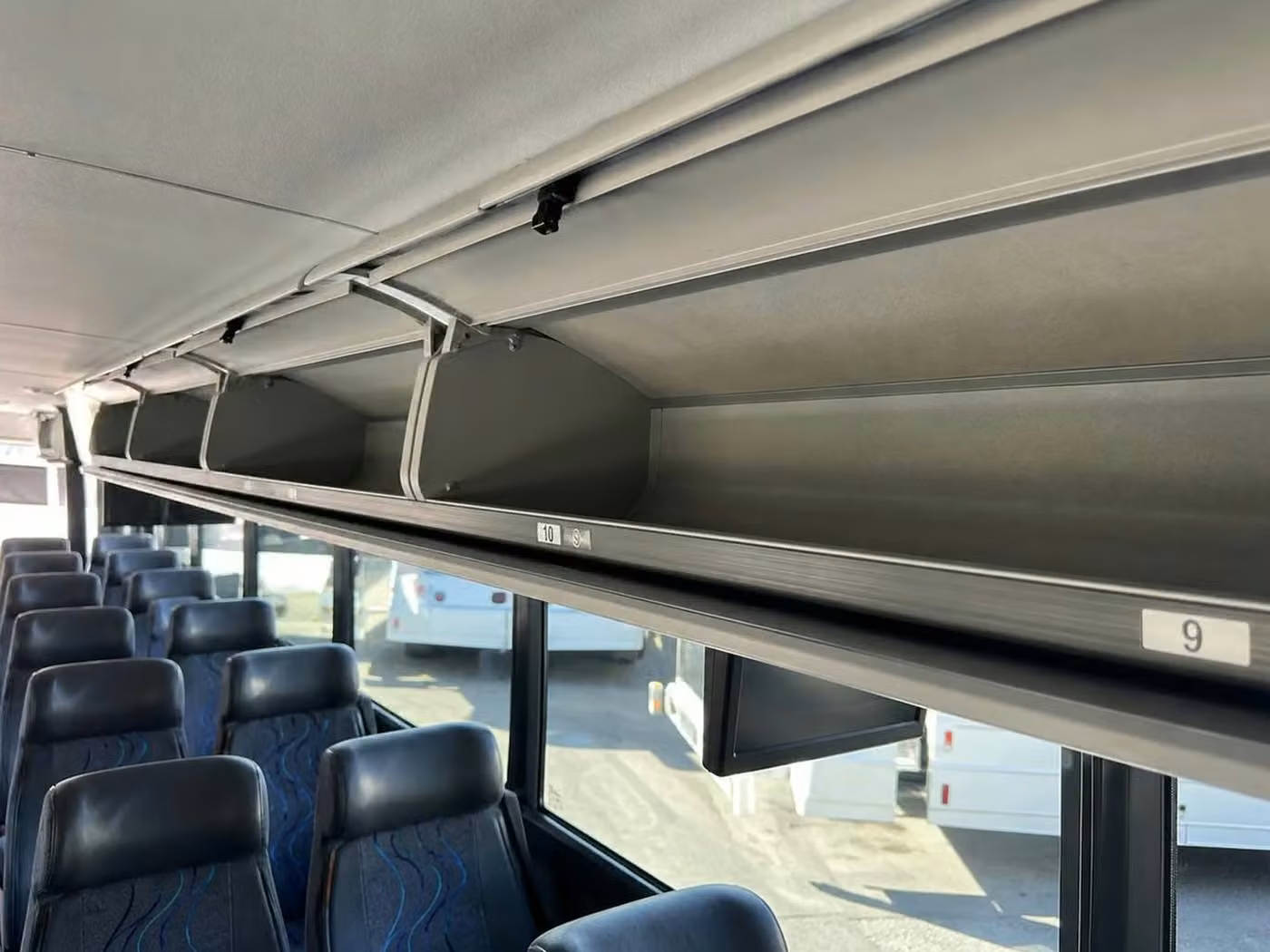 east palo alto 28 passenger minibus overhead storage