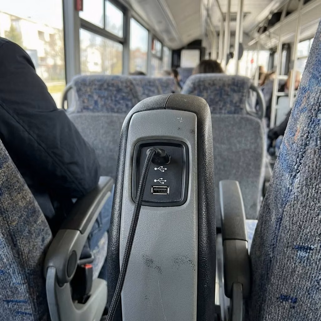 east palo alto 28 passenger minibus usb charging