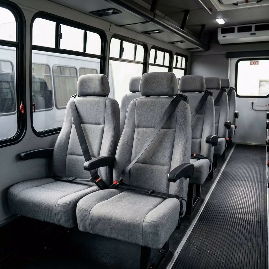 east palo alto 35 passenger minibus reclining seats