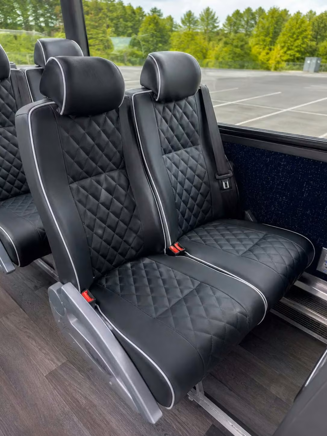 east palo alto 56 passenger charter bus reclining seats