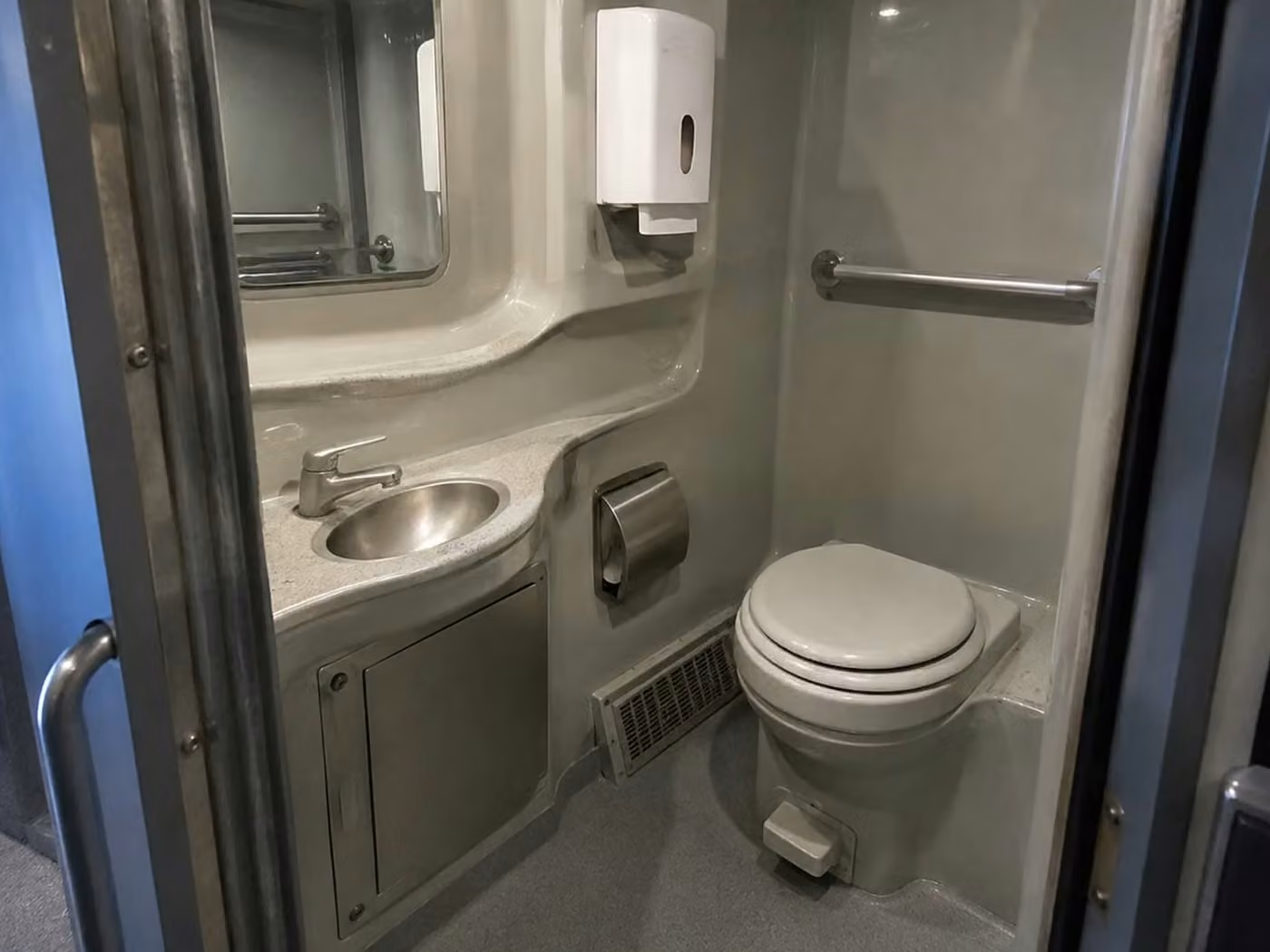 east palo alto charter bus onboard restroom