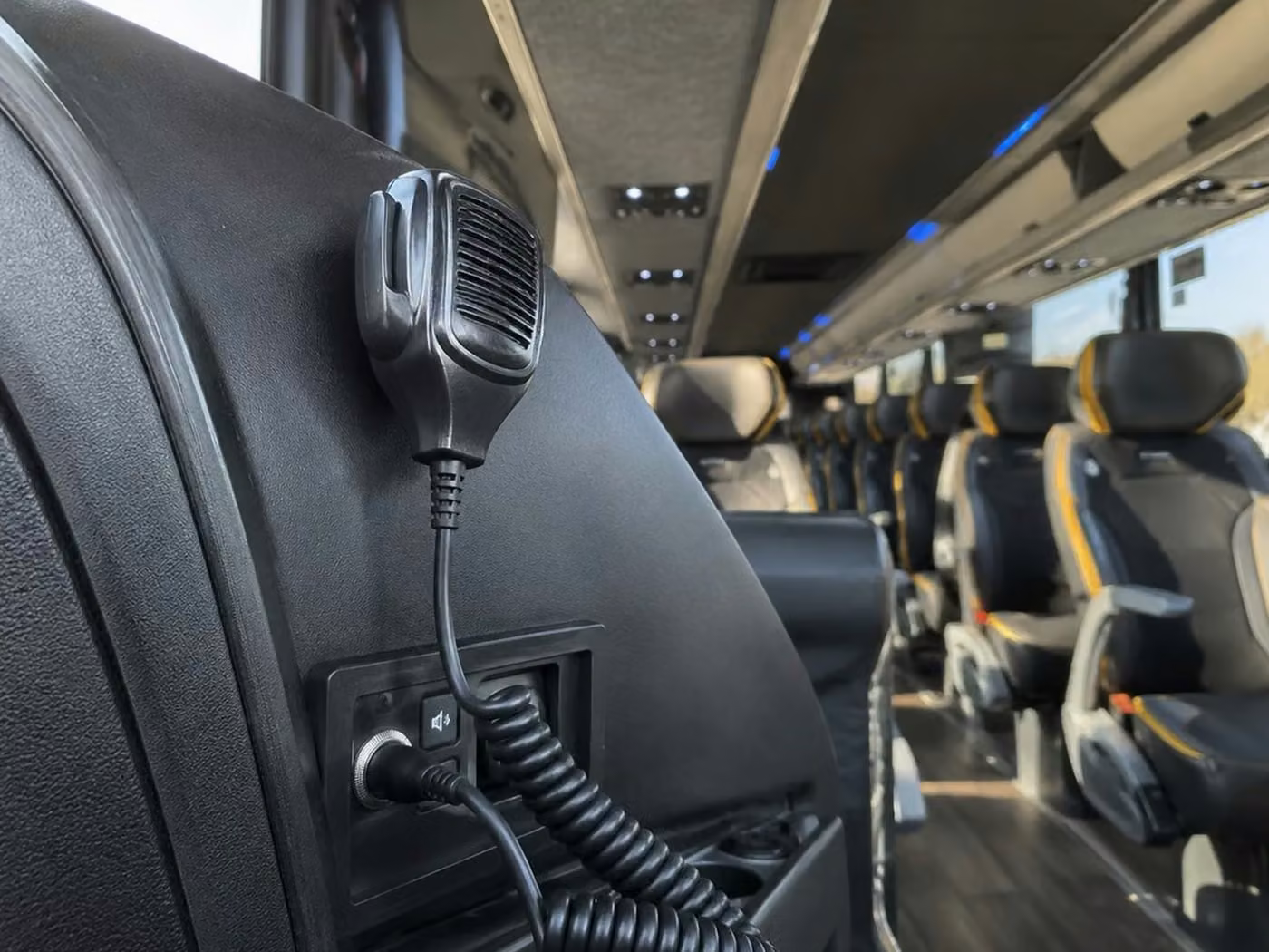 east palo alto charter bus pa system