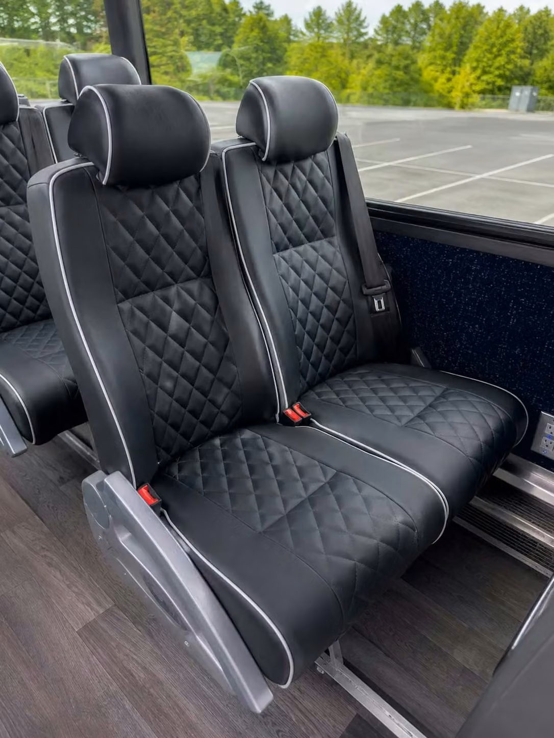 east palo alto charter bus reclining seats