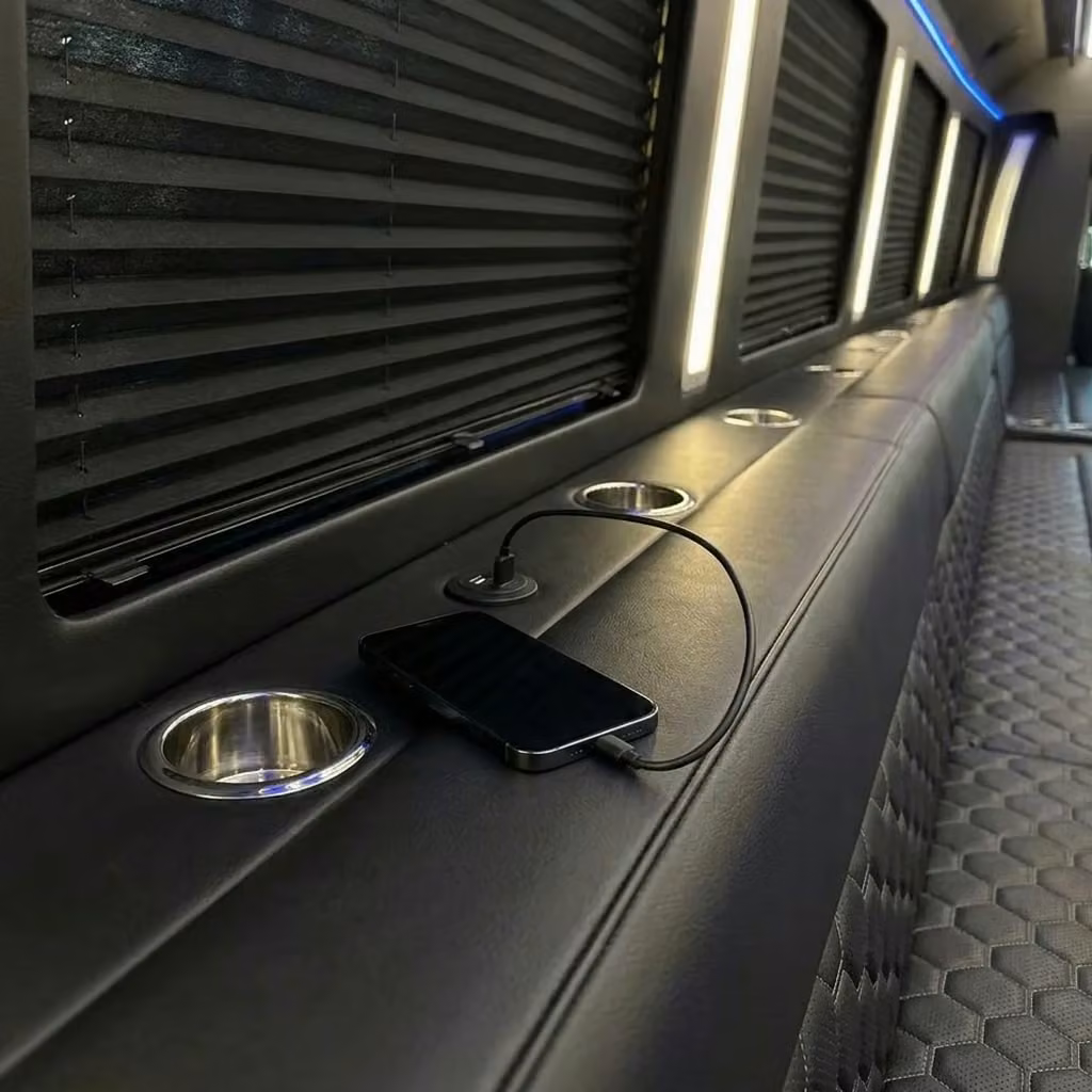 east palo alto party bus usb charging