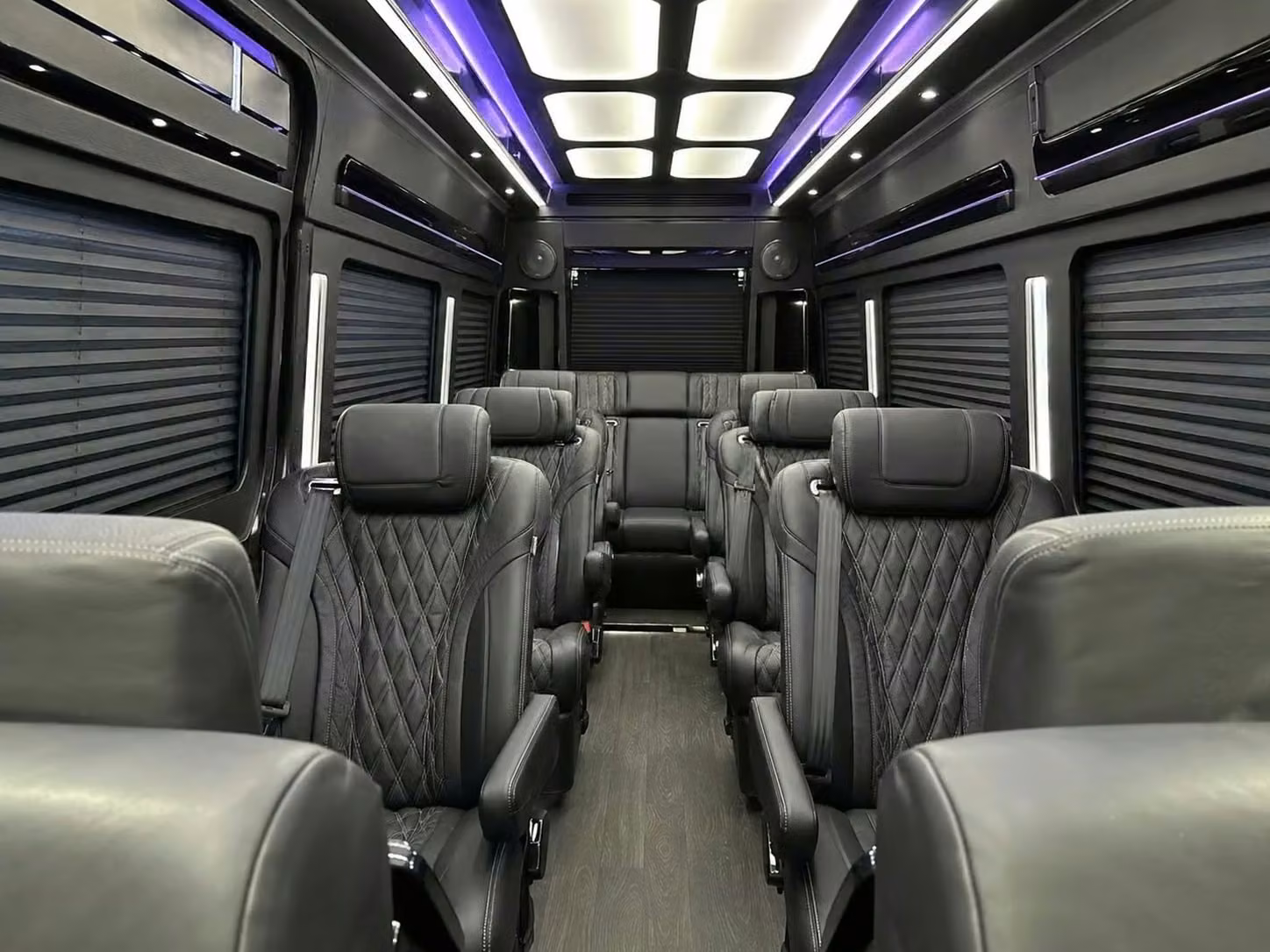 east palo alto sprinter van rental with driver reclining seats