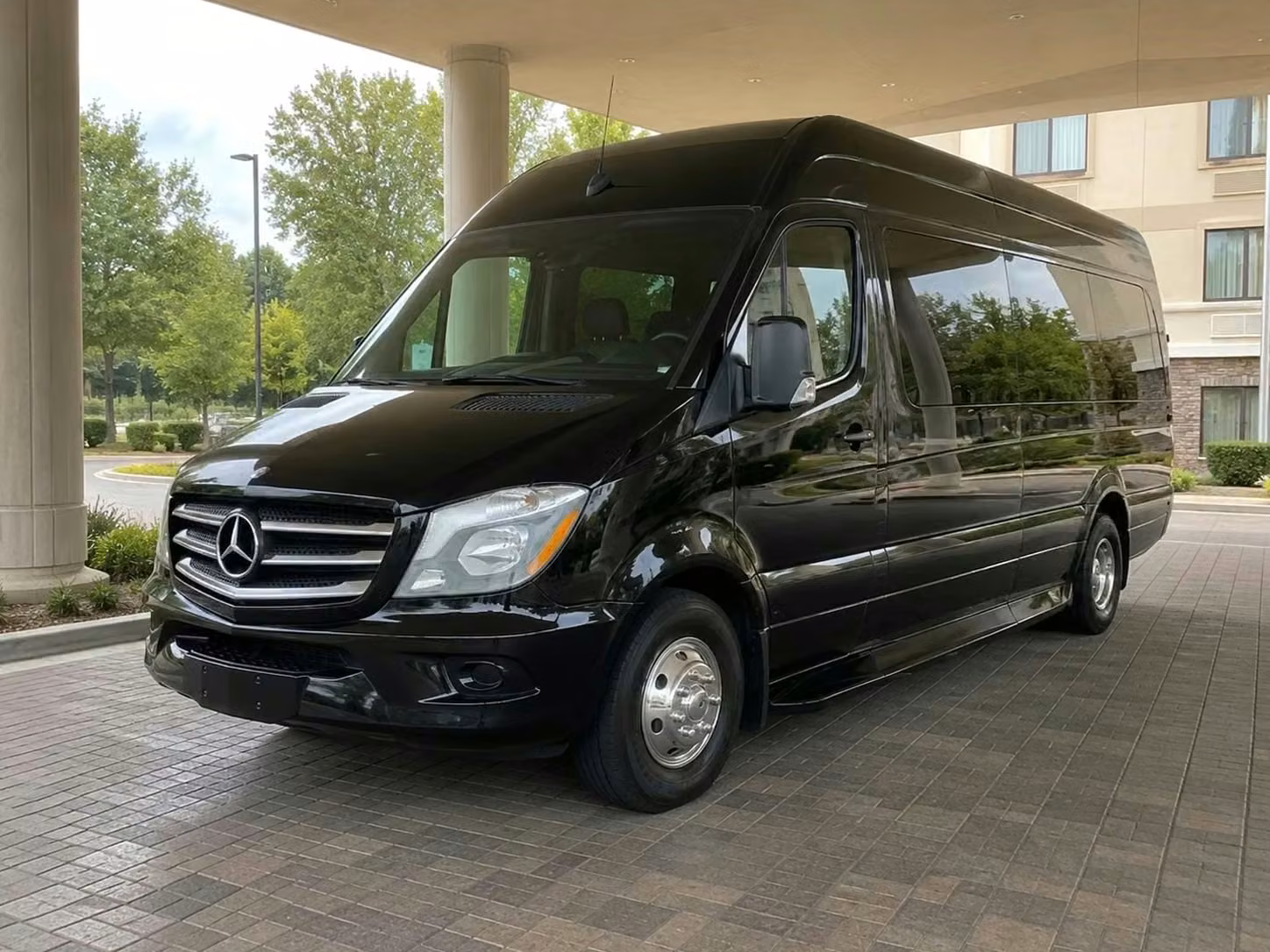 east palo alto sprinter van rental with driver tinted windows