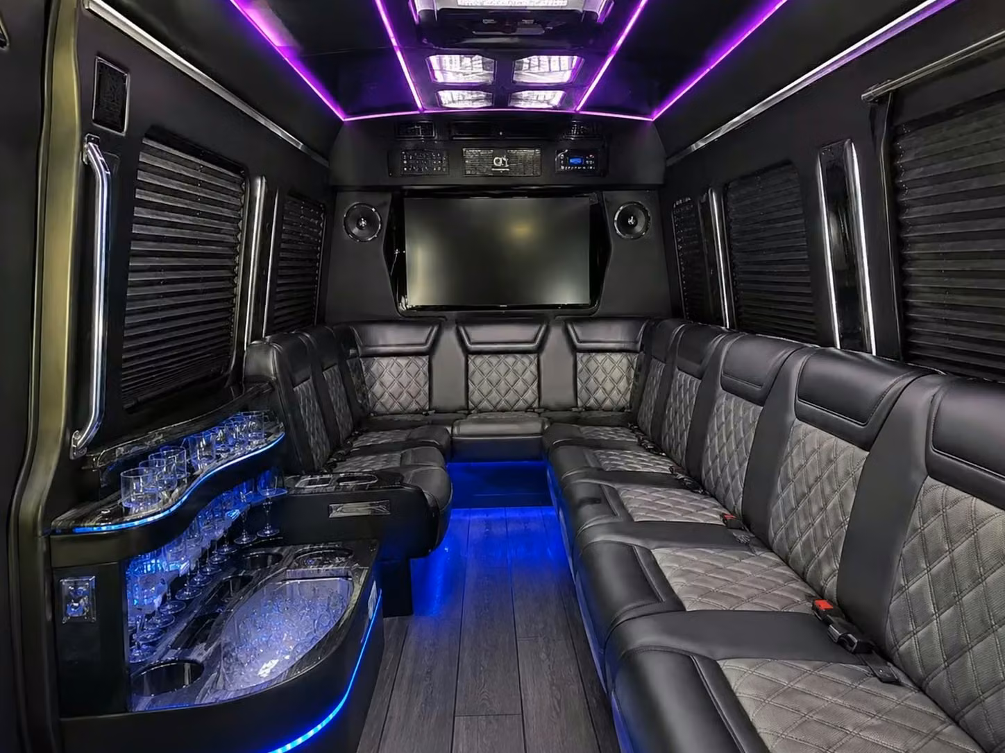 east palo alto wedding buses with a c wifi power outlets and onboard restrooms
