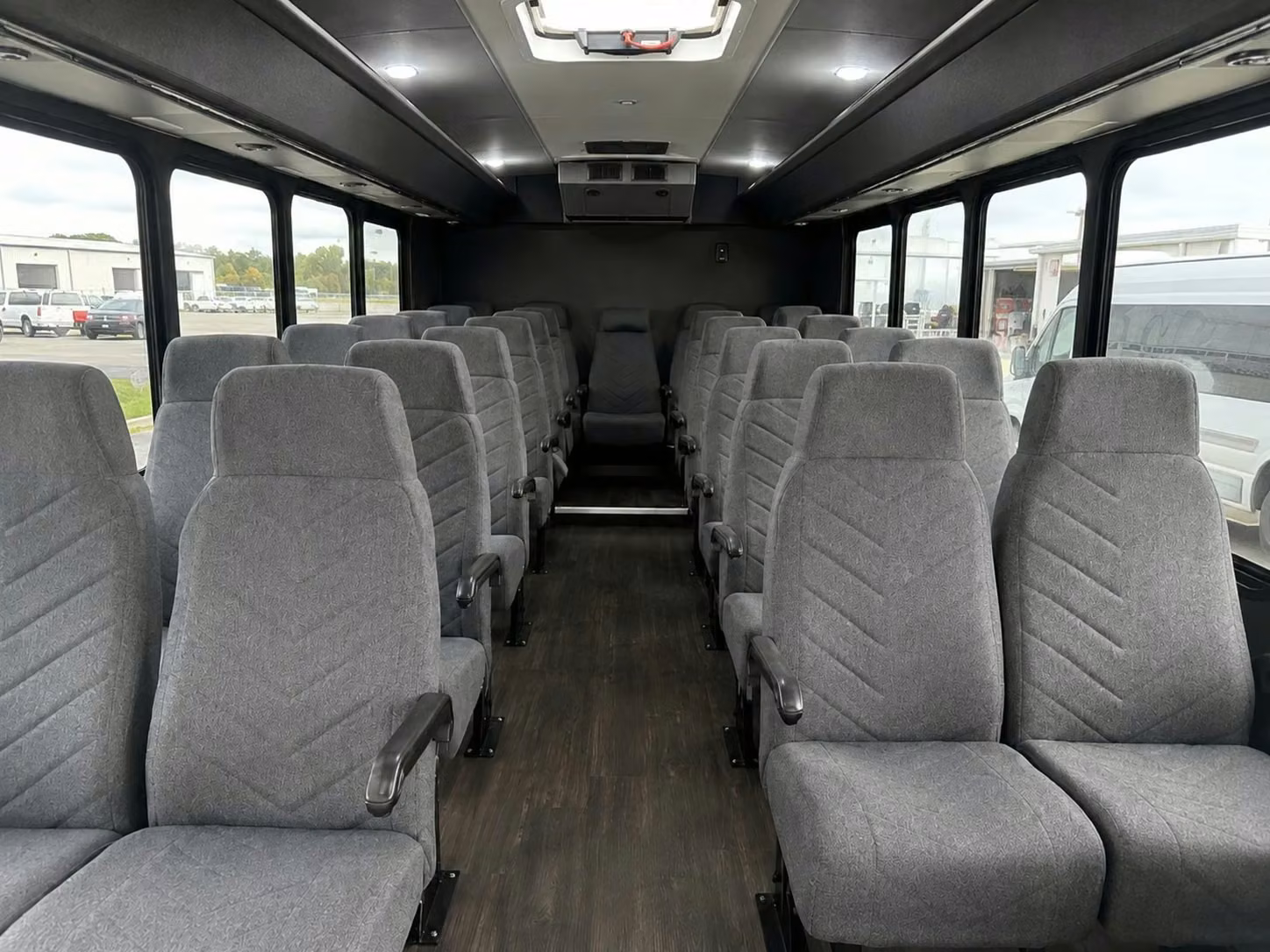 15 passenger minibus interior