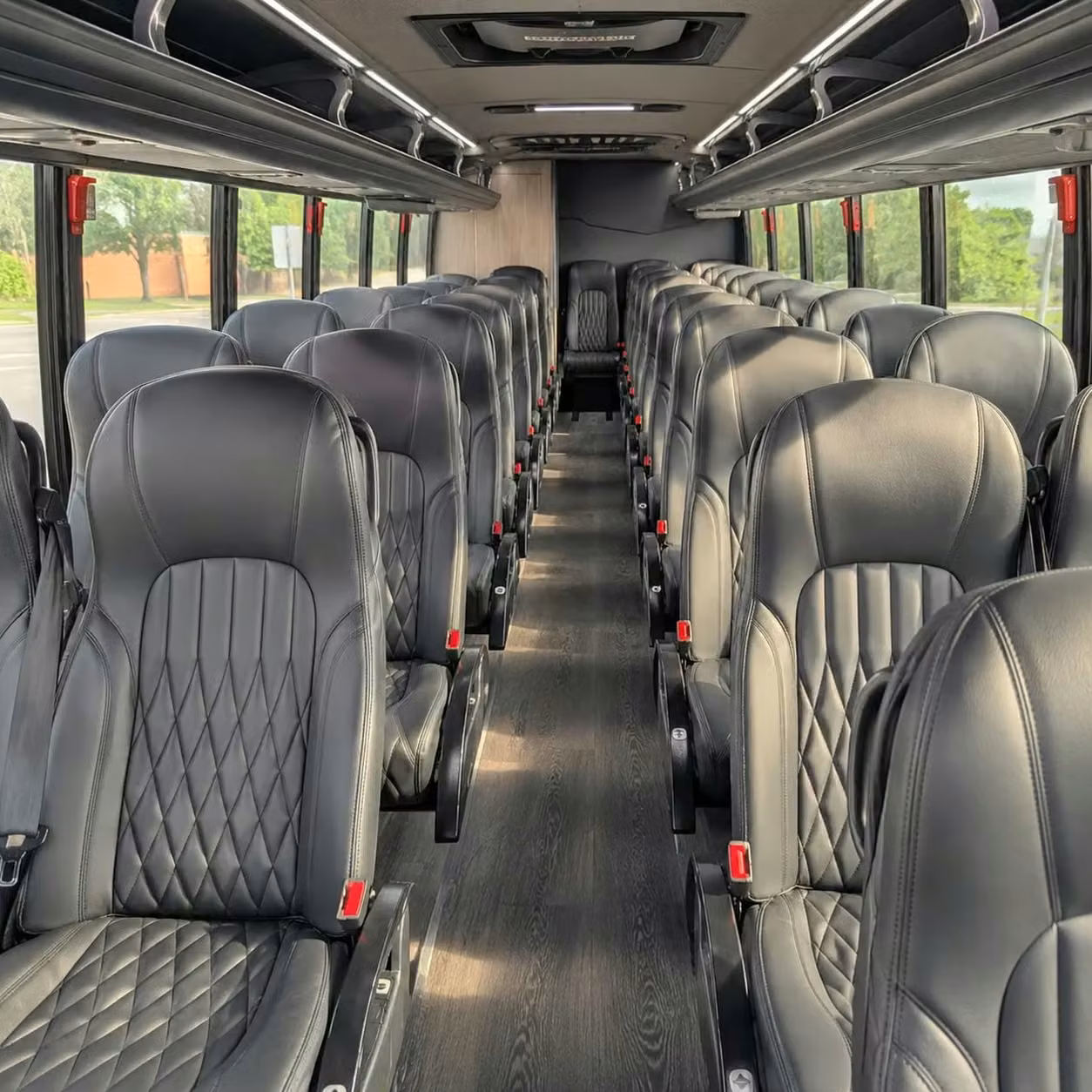 30 passenger minibus interior